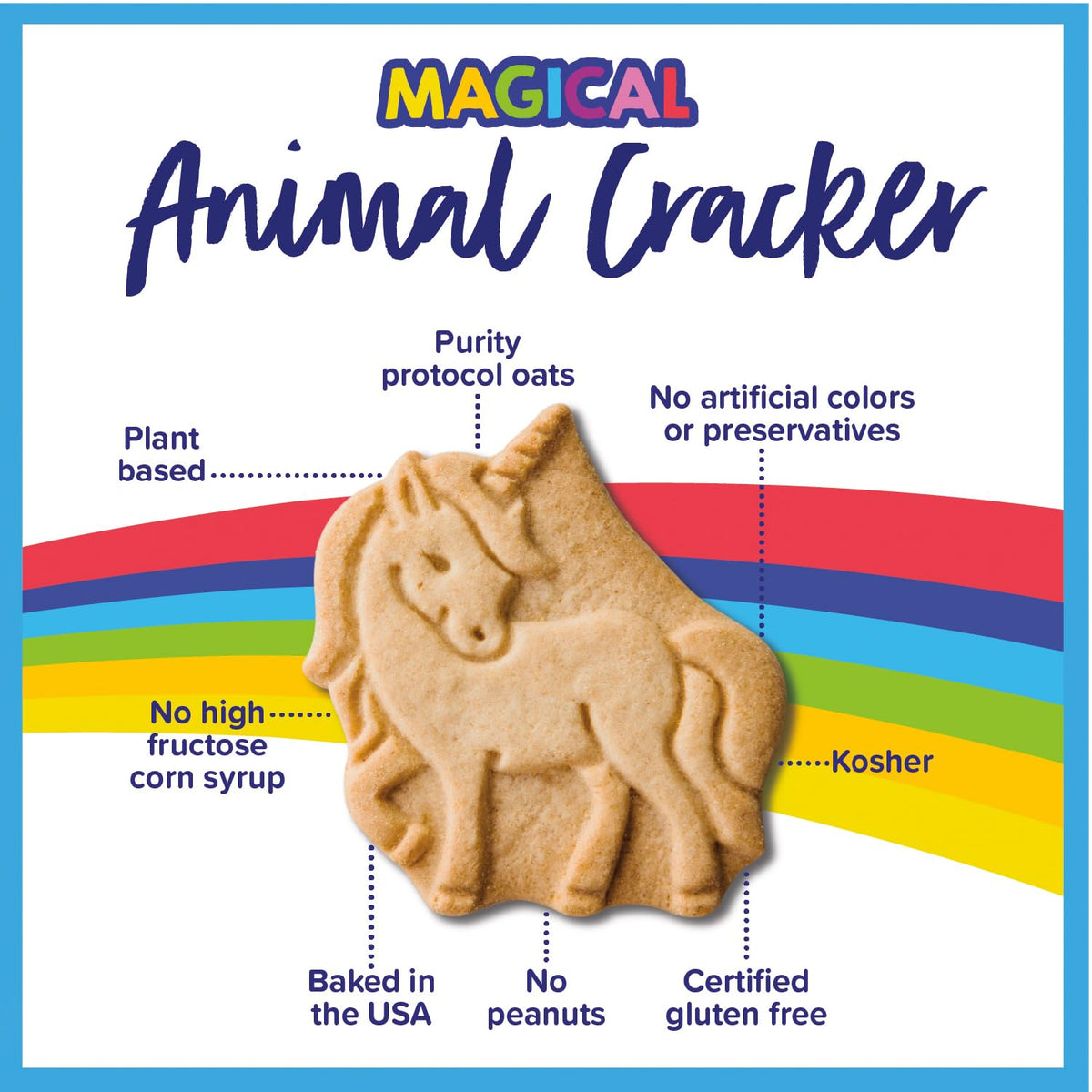 Magical Animal Crackers Snack Packs (10 Pack)