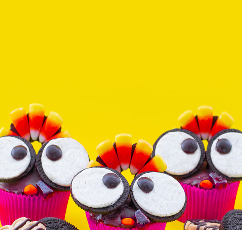 Gluten Free Thanksgiving Turkey Cupcakes