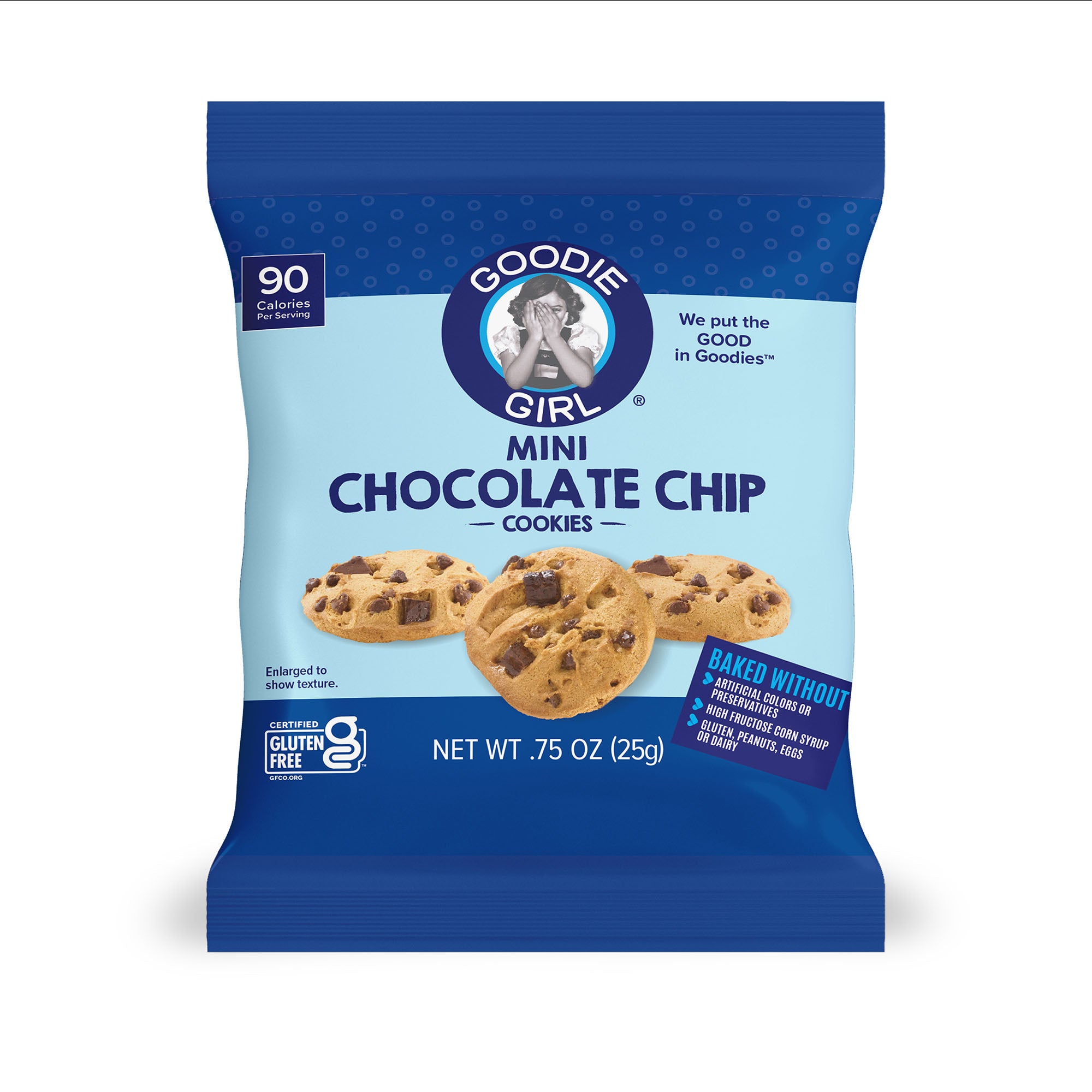 Small Cookies Pack Mini Chocolate Chip Cookies Snack Packs (24 Pack) - Goodie Girl