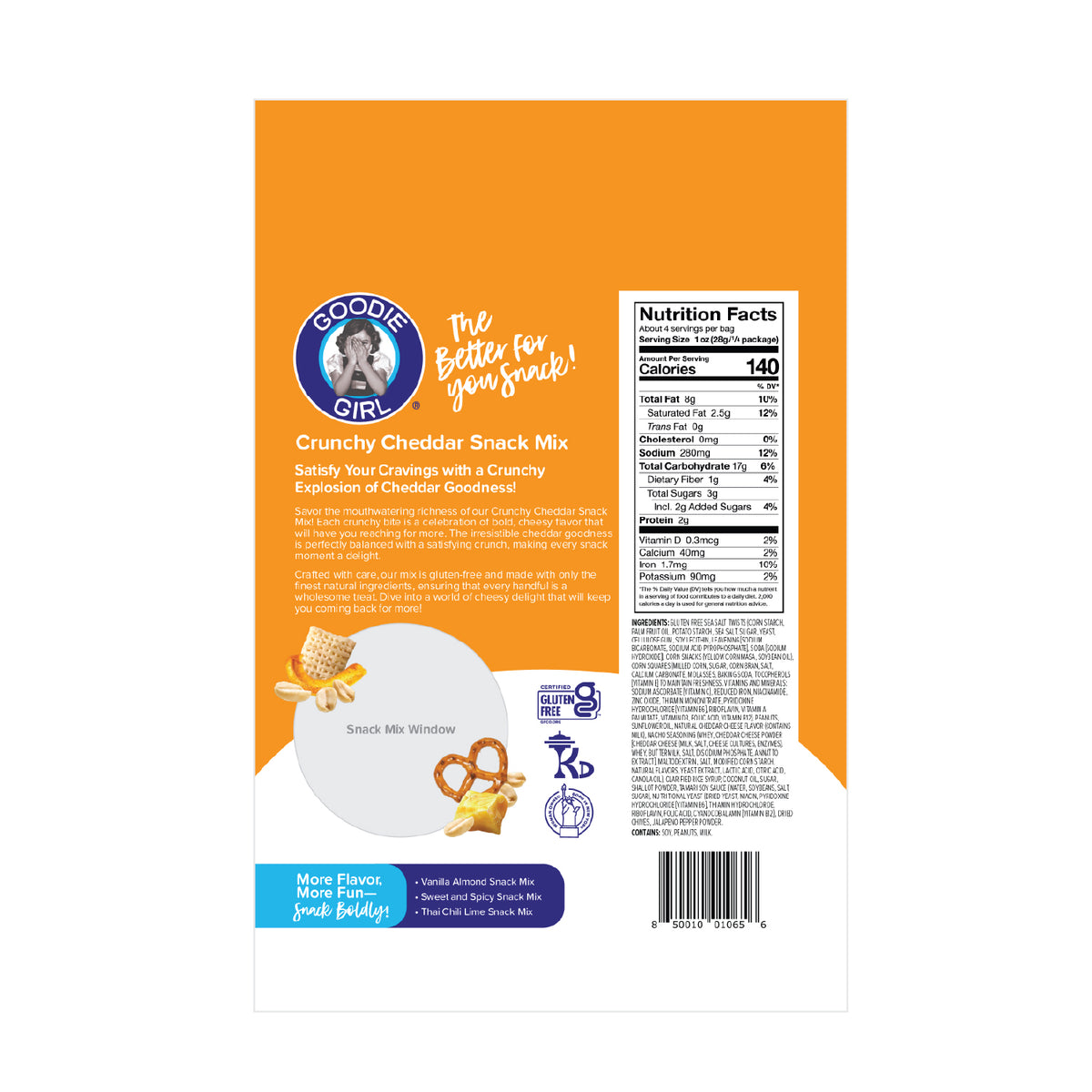 Crunchy Cheddar Snack Mix (3 Pack)