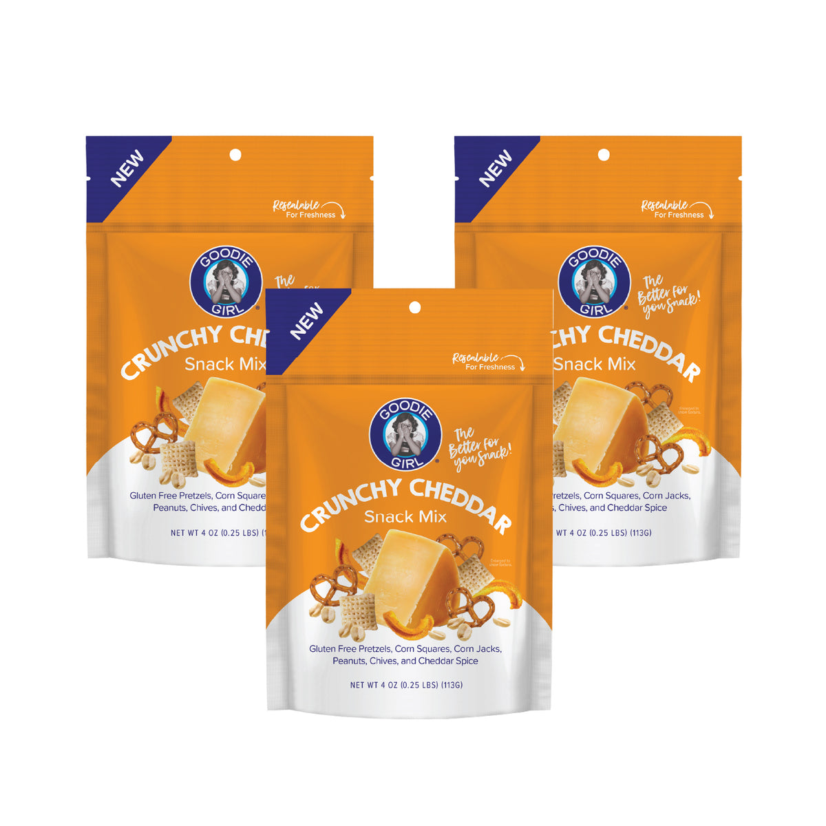 Crunchy Cheddar Snack Mix (3 Pack)