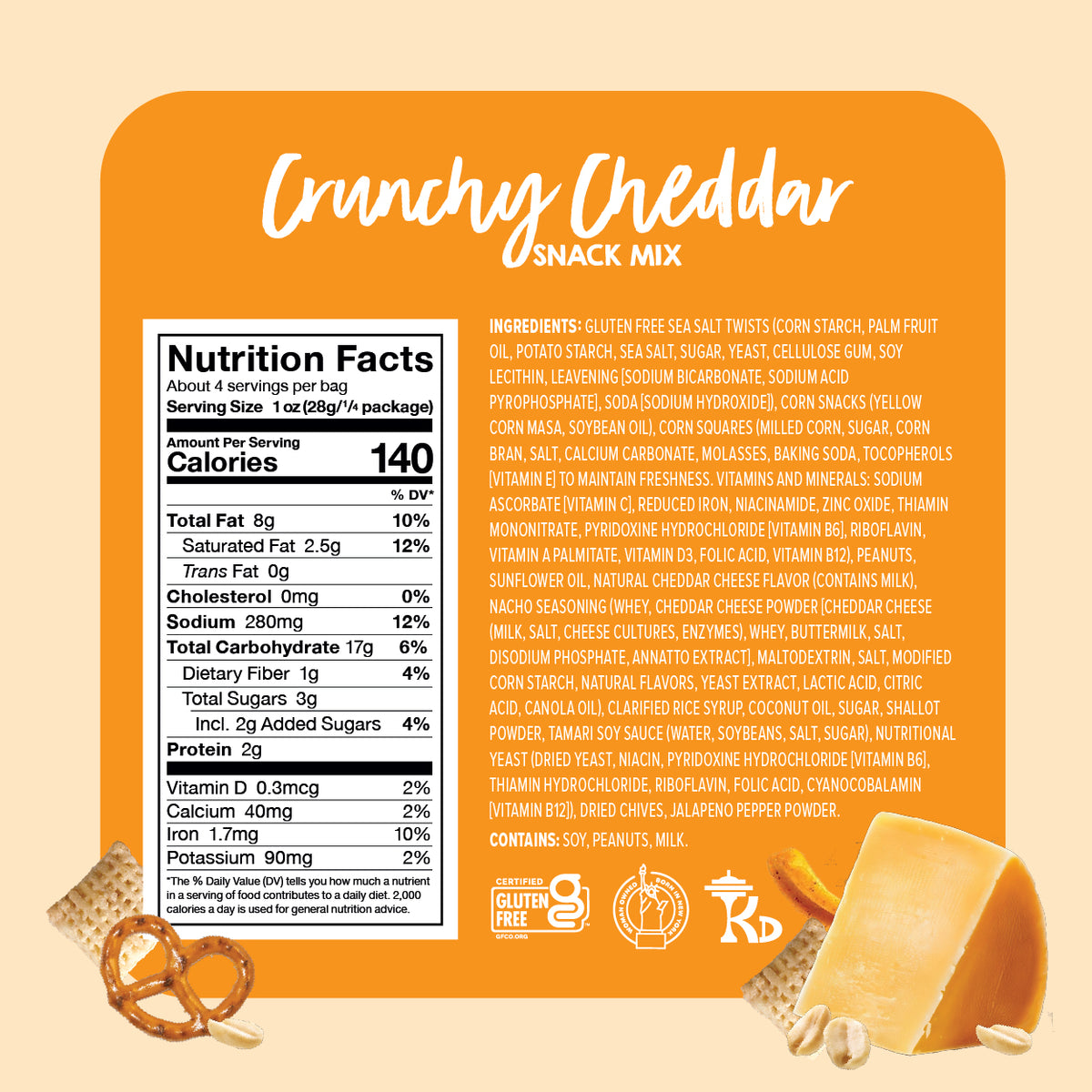 Crunchy Cheddar Snack Mix (3 Pack)