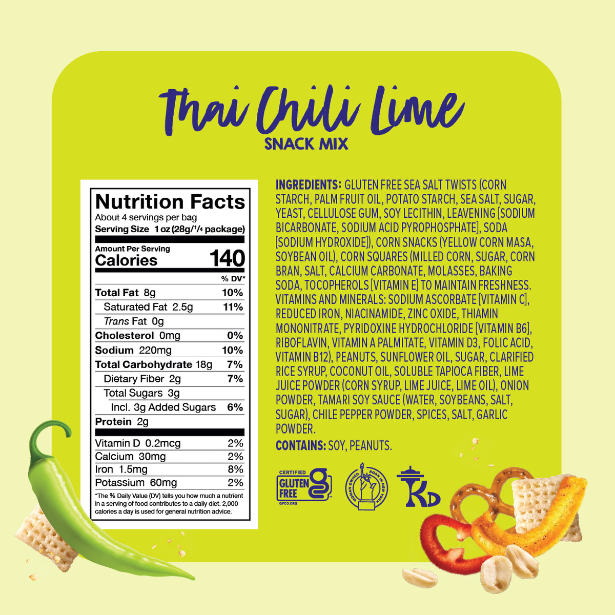 Thai Chili Lime Snack Mix (3 Pack)
