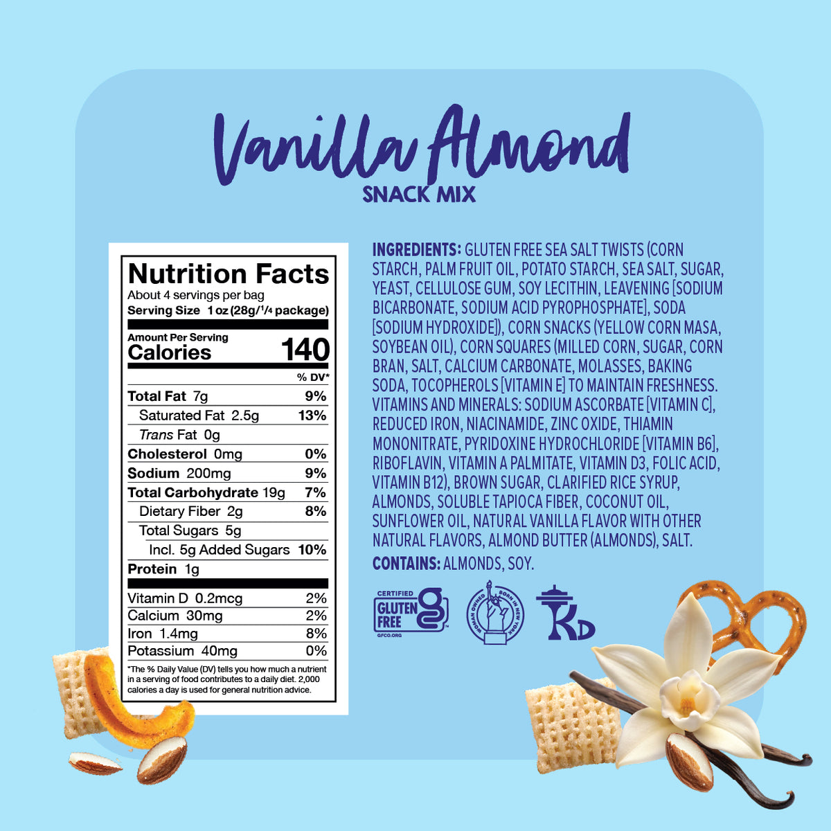 Vanilla Almond Snack Mix (3 Pack)