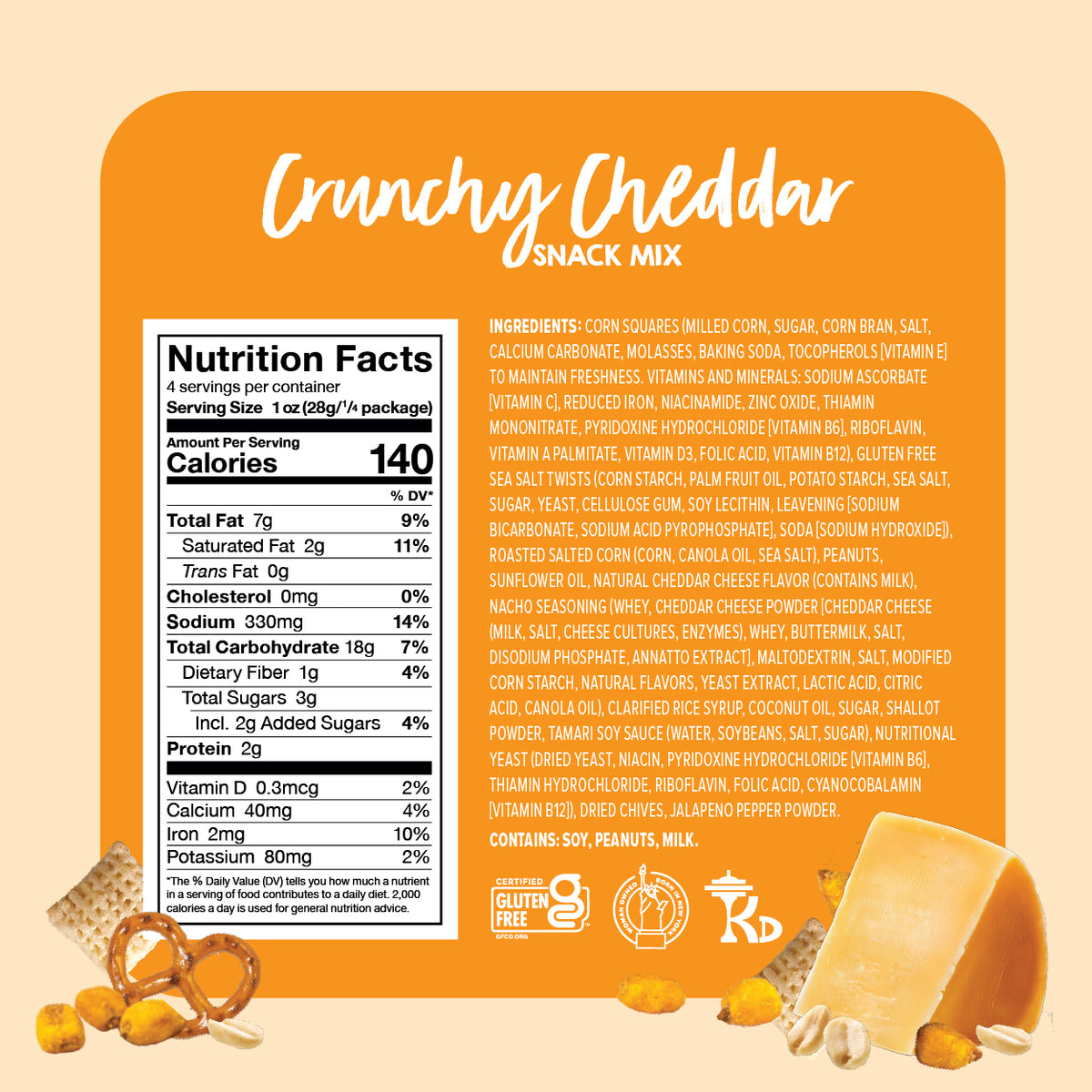 Crunchy Cheddar Snack Mix (3 Pack)