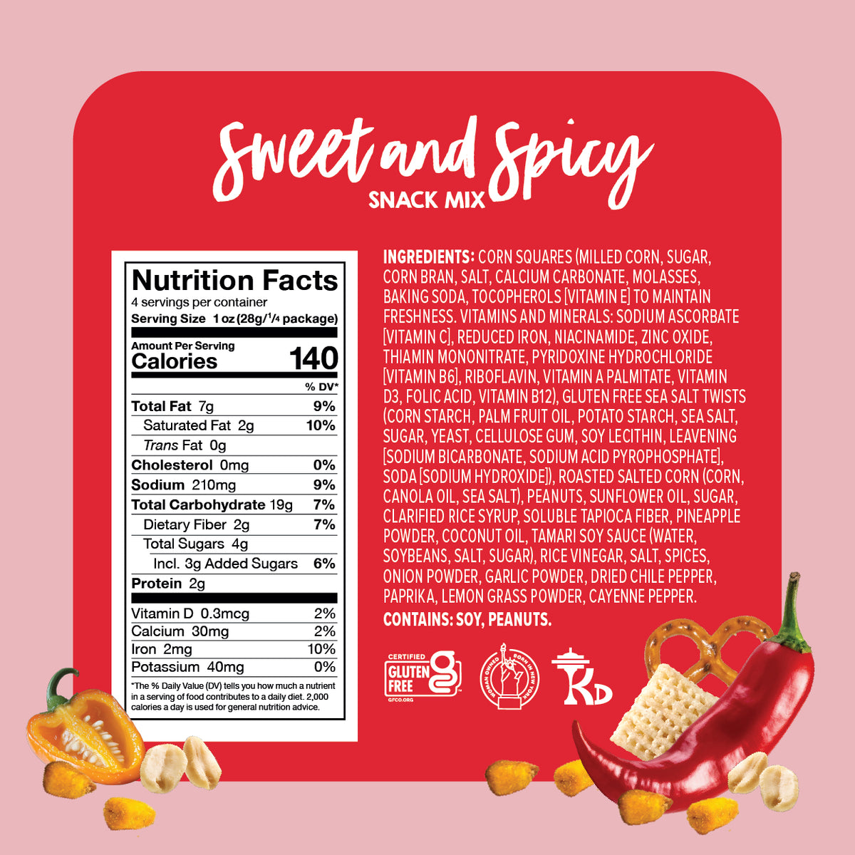 Sweet and Spicy Snack Mix (3 Pack)