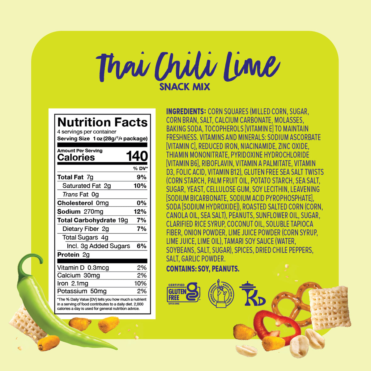 Thai Chili Lime Snack Mix (3 Pack)