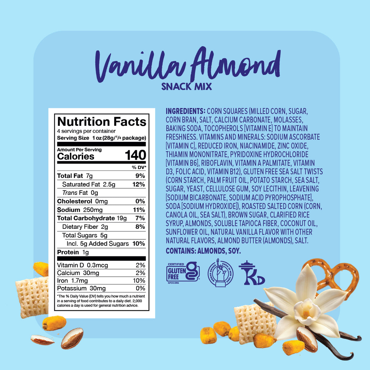 Vanilla Almond Snack Mix (3 Pack)