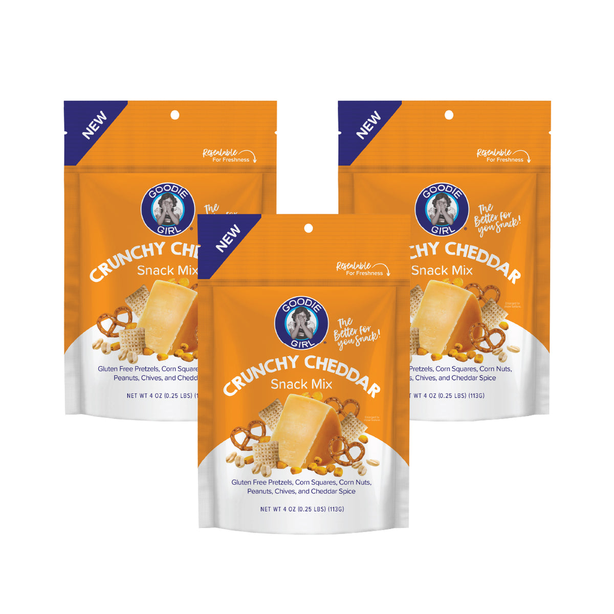 Crunchy Cheddar Snack Mix (3 Pack)
