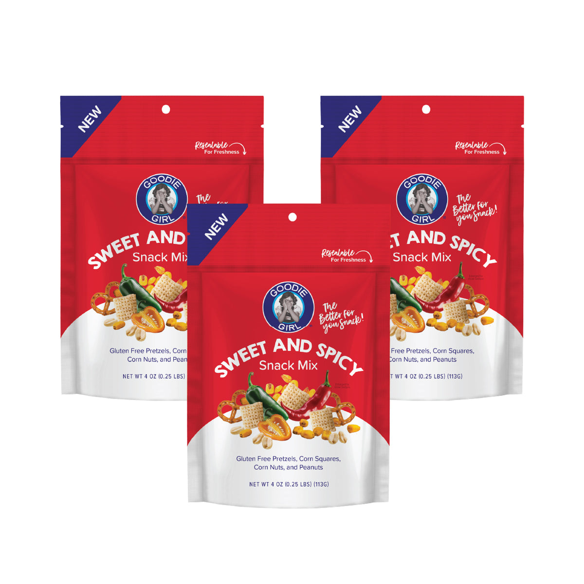 Sweet and Spicy Snack Mix (3 Pack)