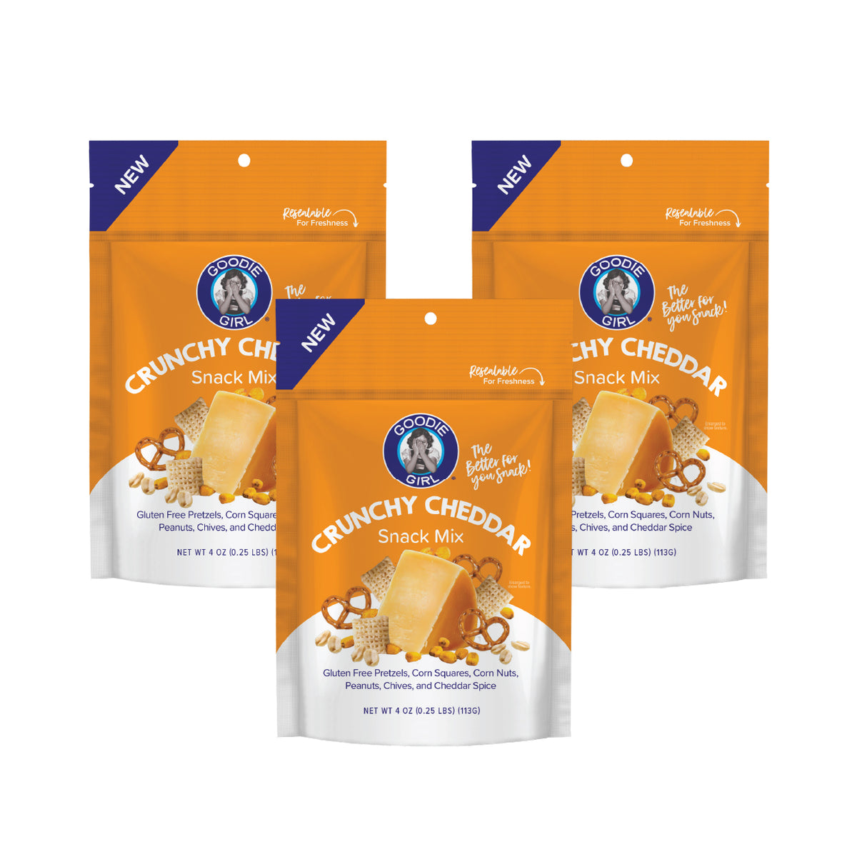 Crunchy Cheddar Snack Mix (3 Pack)