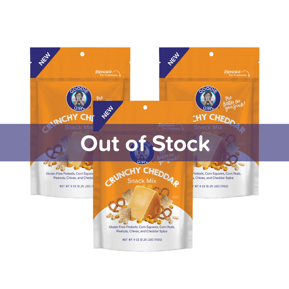 Crunchy Cheddar Snack Mix (3 Pack)