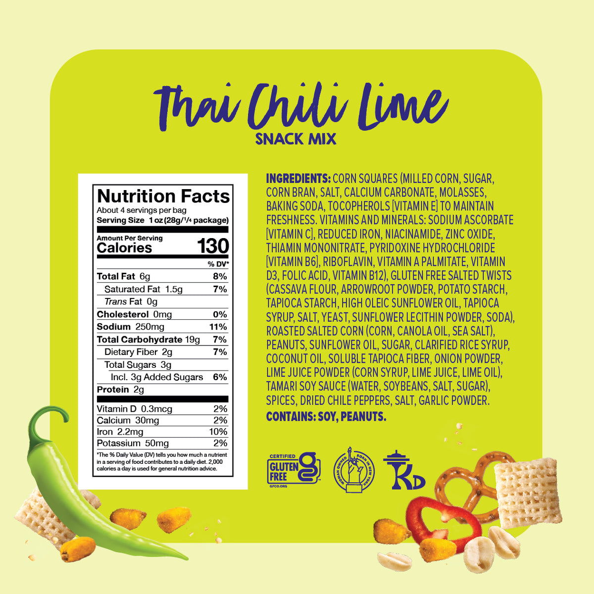 Thai Chili Lime Snack Mix (3 Pack)