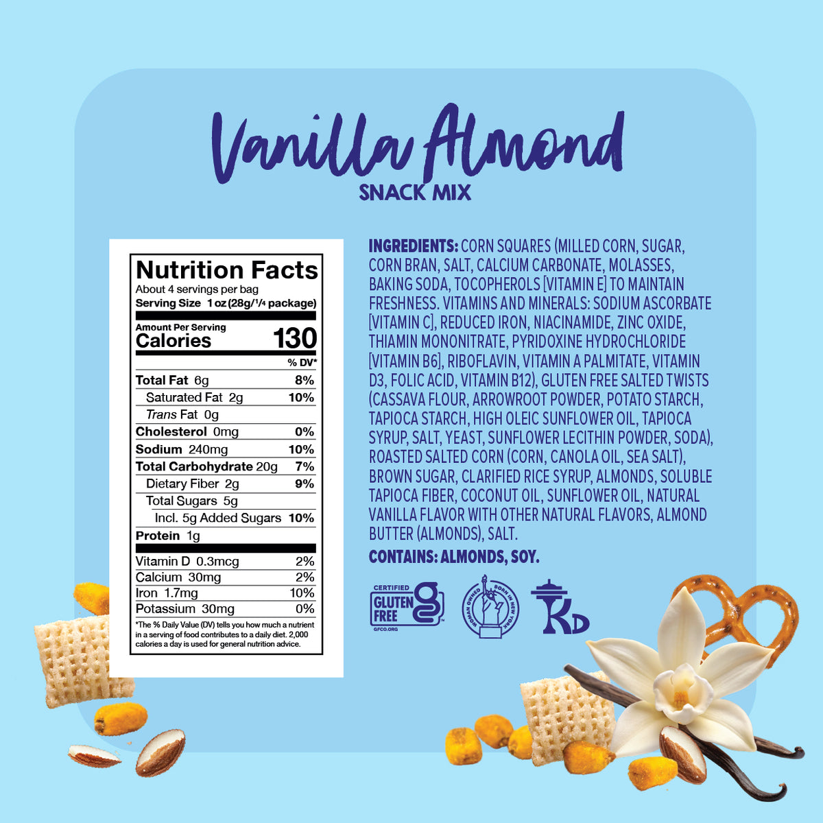 Vanilla Almond Snack Mix (3 Pack)