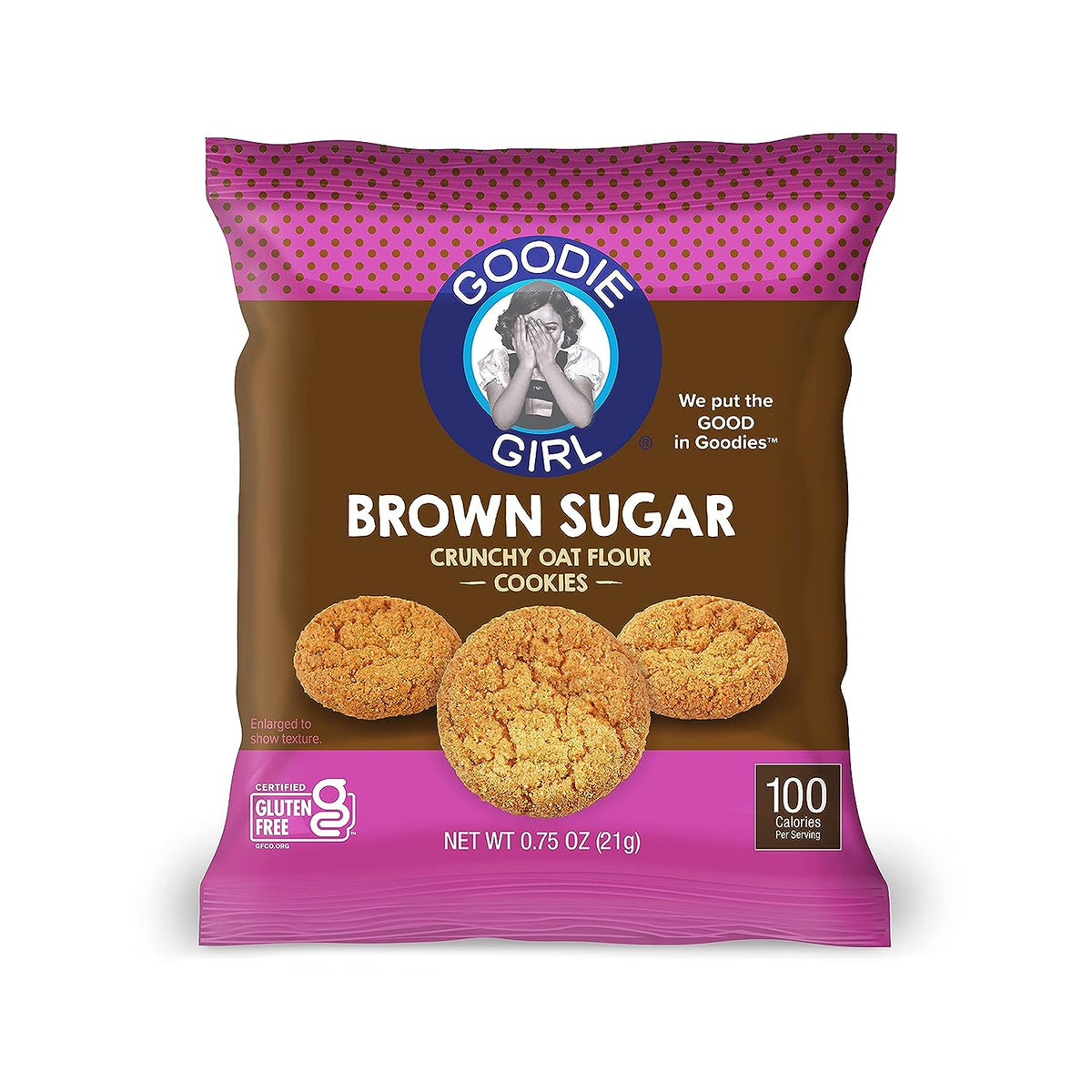 Mini Brown Sugar Cookies Snack Packs (10 Pack)
