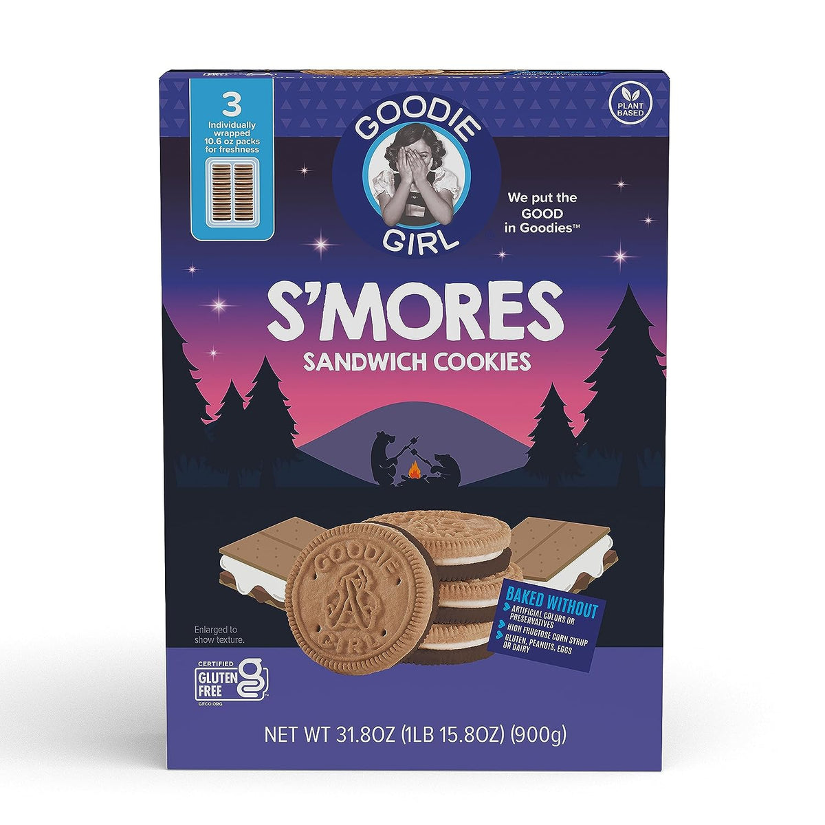 S’mores Sandwich Cookies Club Size