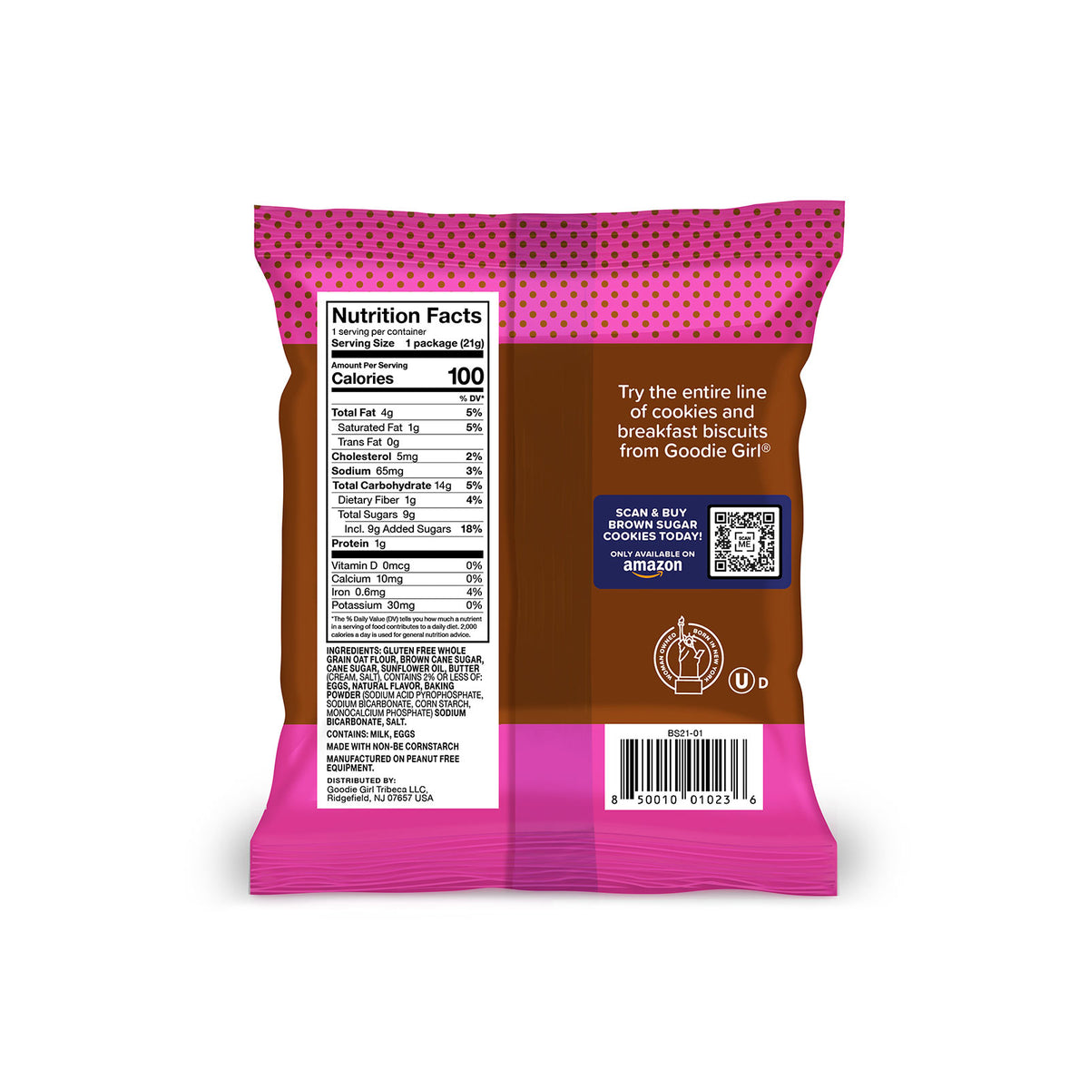Mini Brown Sugar Cookies Snack Packs (24 Pack)