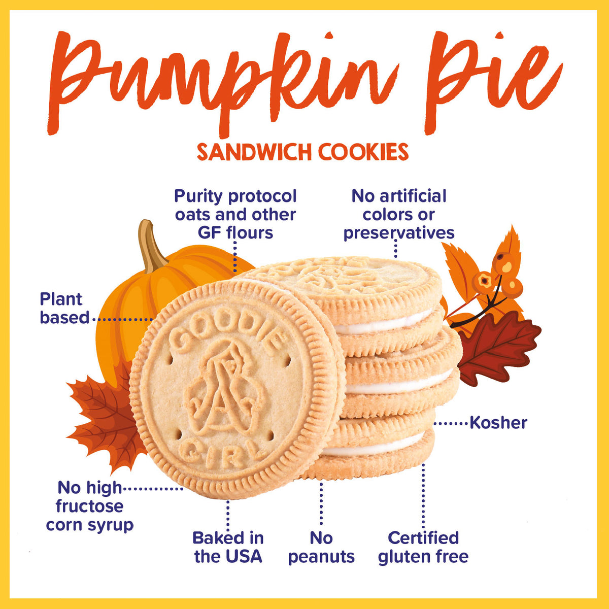 Pumpkin Pie Sandwich Cookies